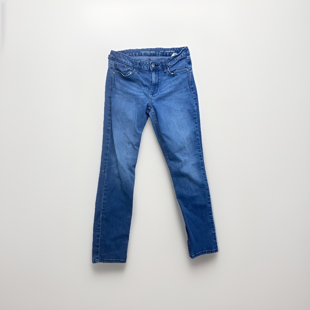 Calvin Klein Size 2/ 30Women Jeans Repreve High Rise Skinny Blue Wash Denim